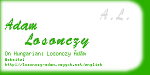 adam losonczy business card